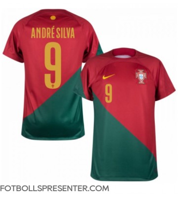 Portugal Andre Silva #9 Hemma Matchtröja VM 2022 Kortärmad
